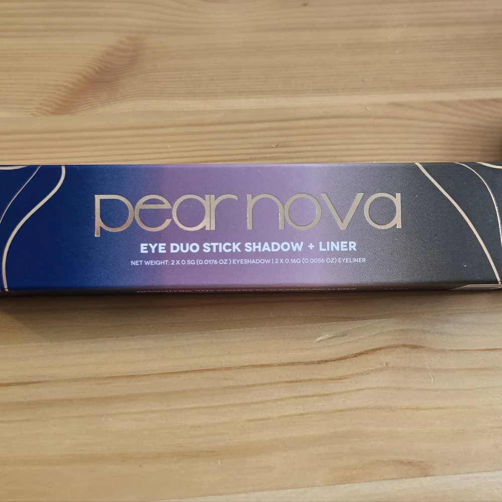 🟦🟩Azurite + Unakite: Pear Nova Eye Duo Stick Shadow + Liner Set
